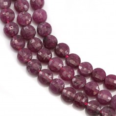 Multicolored tourmaline, in round and flat faceted shape, 4mm x 40cm