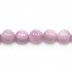 Kunzite, violette, ronde, 10mm x 2pcs