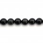 Obsidienne ronde 8mm x 40cm