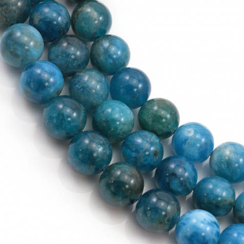Apatite, ronde, 7.5-8mm x 39cm