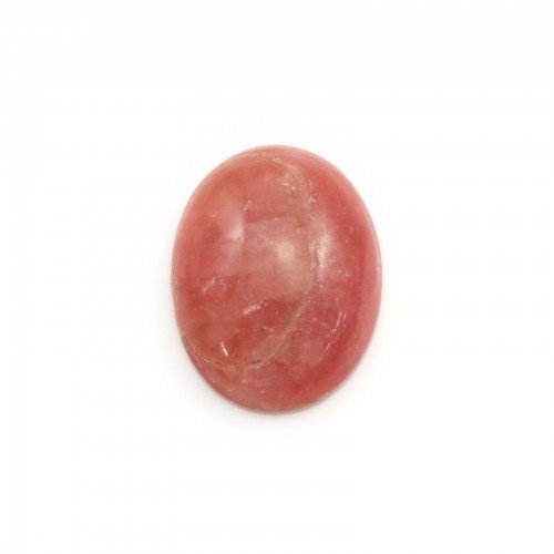 Cabochon Rhodochrosite, ovale, 14x18mm x1pc
