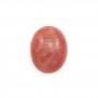 Cabochon Rhodochrosite, ovale, 14x18mm x1pc