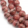 Rhodochrosite Round 14mmX 40cm 