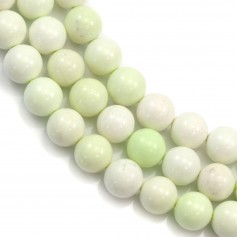 Lemon chrysoprase rond 6mm x 40cm