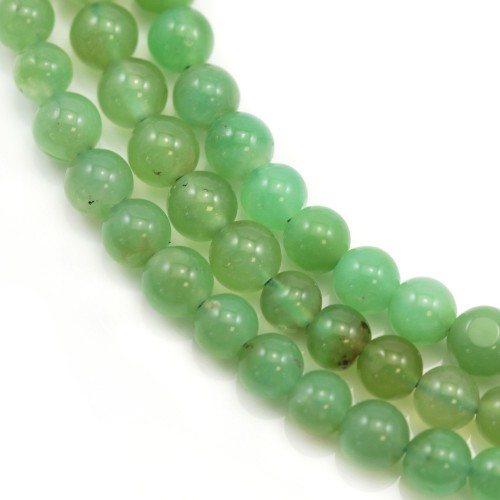 Chrysoprase Ronde 5.5- 6mm x 40cm