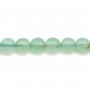 Chrysoprase ronde 6x7mm x 2pcs