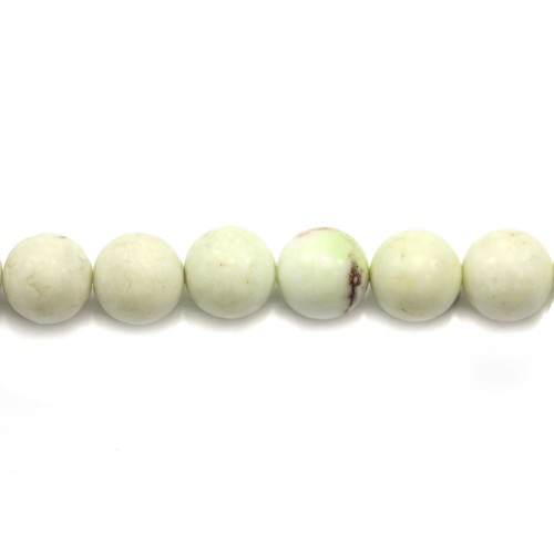 Lemon chrysoprase rond 12mm x 40cm