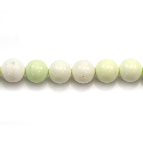 Lemon chrysoprase rond 6mm x 40cm