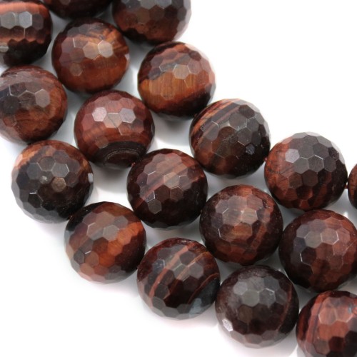 Red tiger stone round section