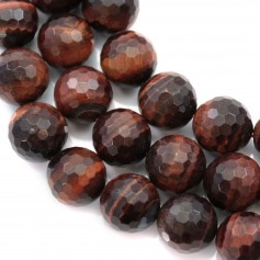 Red tiger stone round section