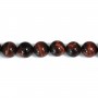 Red tiger stone round 14mm x 40cm