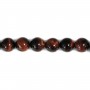 Red tiger stone round 10mm x 40cm