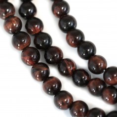 Red tiger stone round 6mm x 40cm