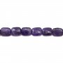 Amethyste rectangle 8x10mm x 40cm