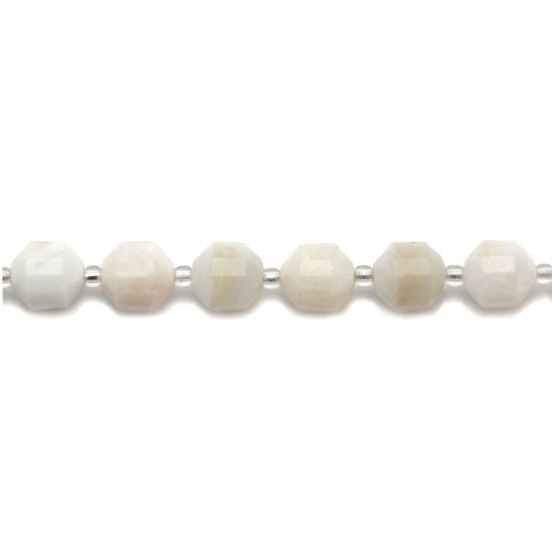 Rose quartz round beads on thread 6mm x 40cm 