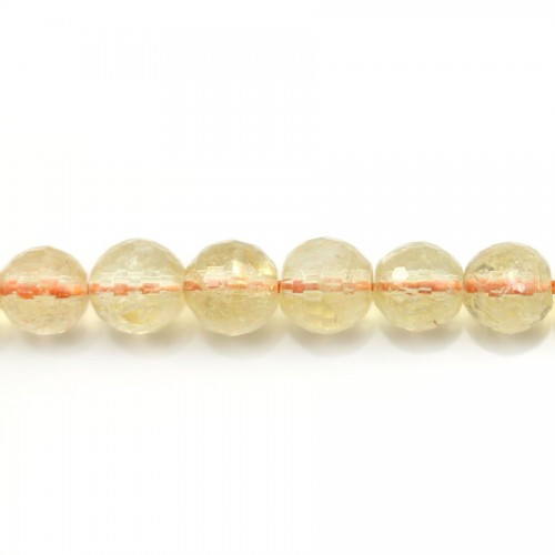 Citrine Ronde Facette
