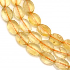 Citrine Oval 8x11mm x 40cm
