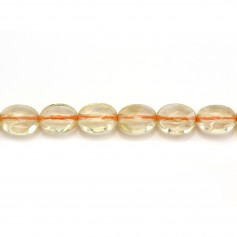Citrine ovale facette 6x8mm x 40cm