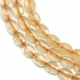 Citrine ovale facette 6x8mm x 40cm
