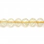 Citrine faceted round 4mm x 40cm