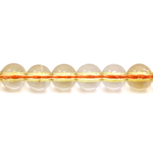 Citrine round 4mm x 10pcs