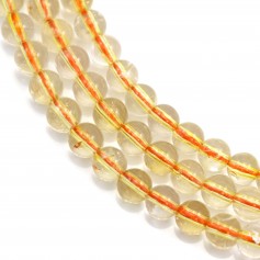 Citrine ronde 4mm x 40cm