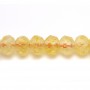 Citrine Rondelle Facette 4x6mm A x 40cm