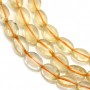 Citrine ovale 7x10mm x40cm