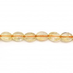 Citrine ovale 7x10mm x 4 st