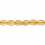 Citrine ovale 10x14mm x40cm