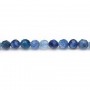 Cyanite de couleur bleu, de forme ronde facetté, 2.5mm x 39cm