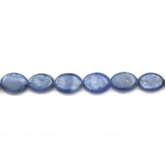 Cyanite ovale 6x8mm x 2 st