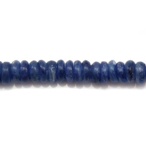 Cyanite rondelle 8mm x 10 st