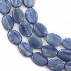 Kyanite oval 12x16mm x 40cm