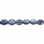 Cyanite ovale 12x16mm x 1pc