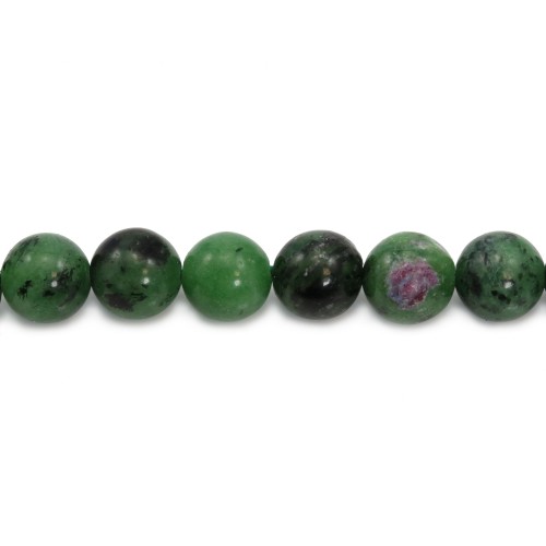 Ruby Zoisite Rond 4mm x 20 pcs