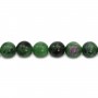 Ruby Zoisite Rond 4mm x 20 pcs