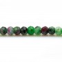 Ruby Zoisite Rondelle Facette 2x3mm x 40cm