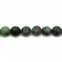 Ruby Zoisite Rond Facette 12mm x 40cm