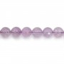 Améthyste Claire Ronde Facette 14mm x 40cm