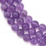 Clear Amethyst Round 10mm x 40cm