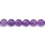 Clear Amethyst Round 10mm x 40cm