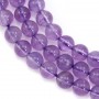 Ametrine round beads on thread 6mm x 40cm