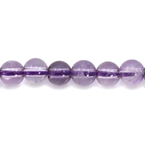 Clear Amethyst Round 4mm x 40cm