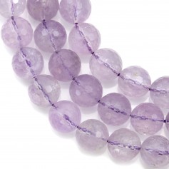 Clear Amethyst Round 4mm x 40cm