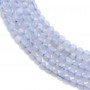 Blue Chalcedony Round 3mm x 40cm