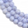 Blue Chalcedony Round 10mm x 40cm