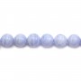 Calcédoine Ronde 4mm x 10 pcs