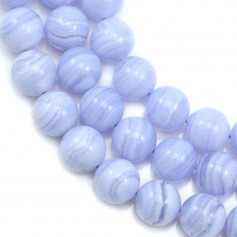 Blue Chalcedony Round 14mm x 40cm