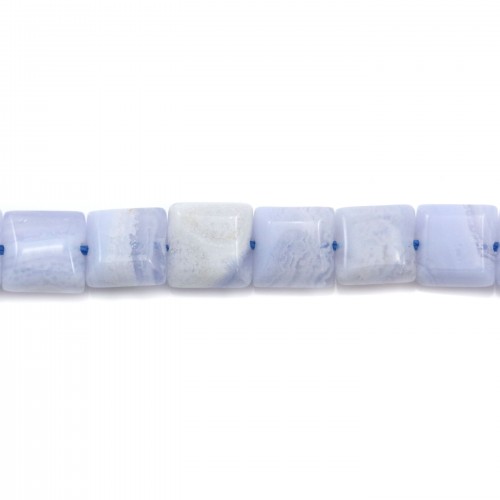 Chalcedony  Square 8mm x 5 pcs